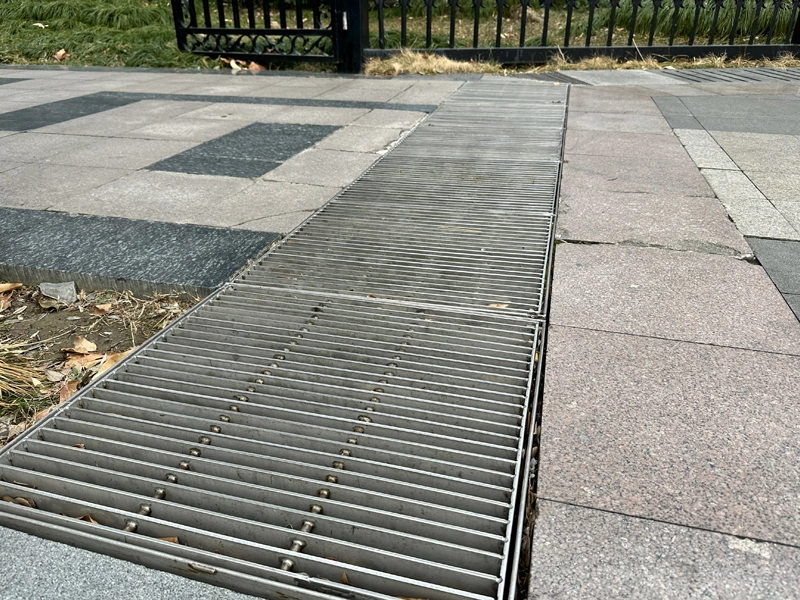 Сверление стальных решётчатых настилов